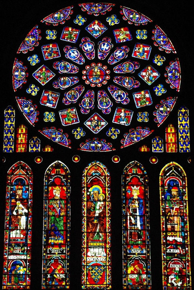 Rosetón Norte. Catedral de Chartres 21