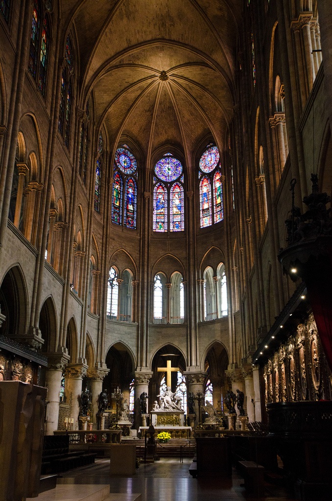 Coro, Altar y Ábside. Catedral de Notre Dame (París) 12