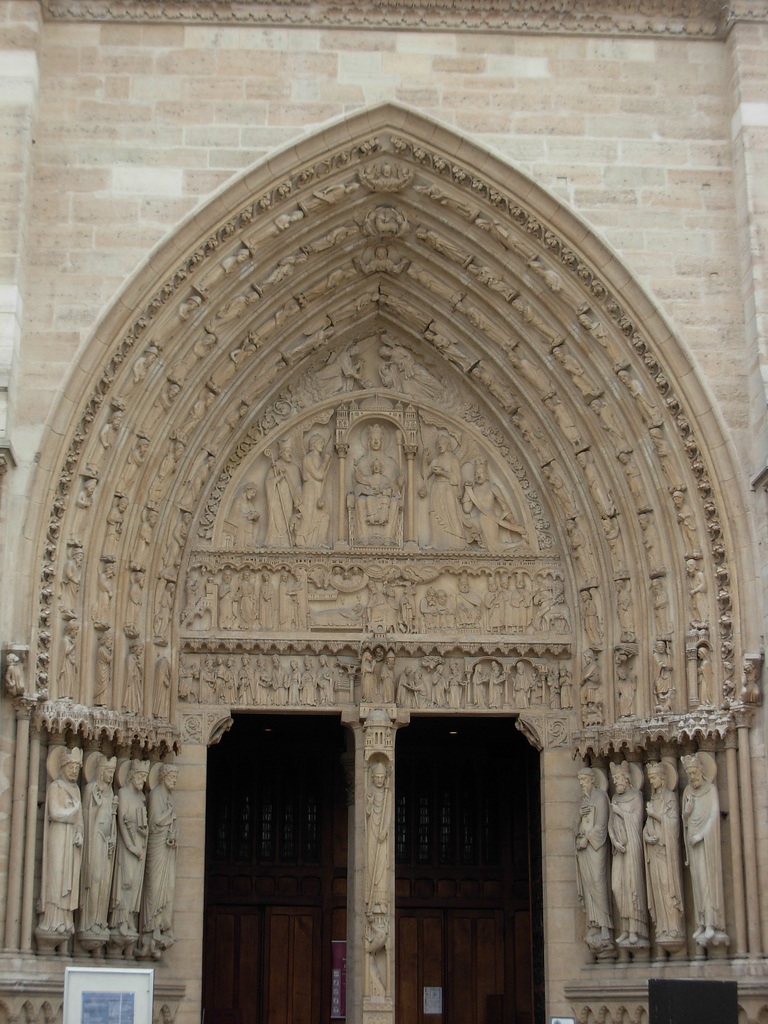 Pórtico de Santa Ana. Catedral de Notre Dame (París) 5