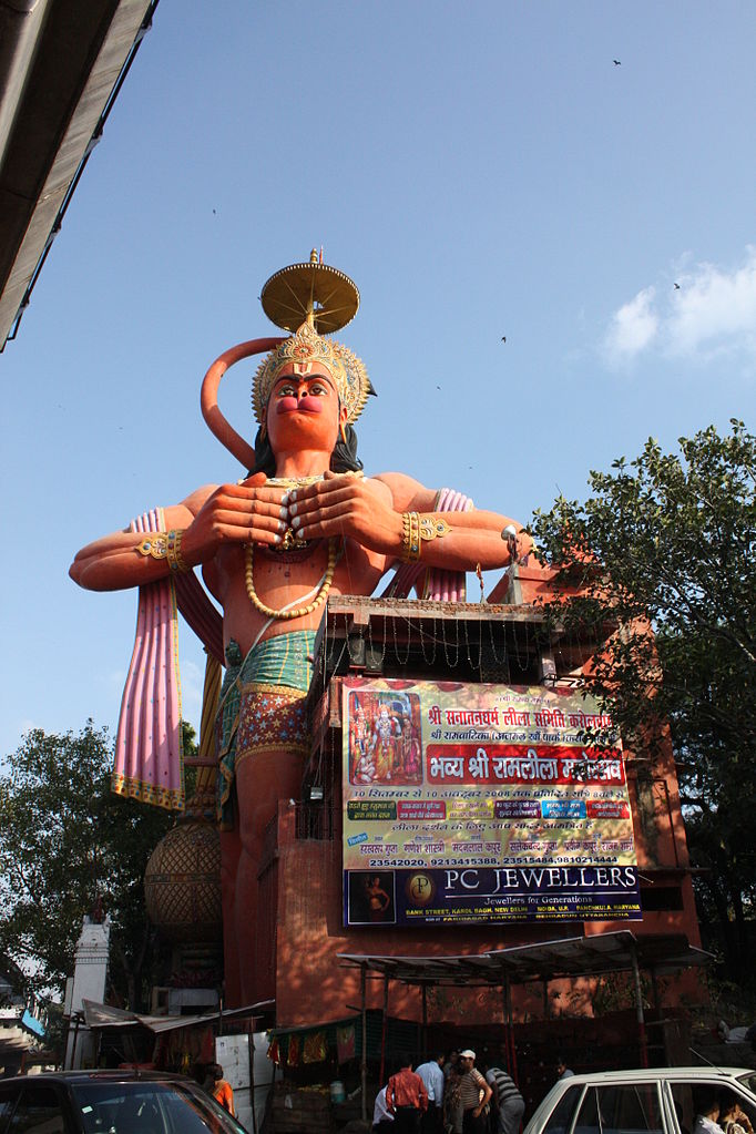 Estatua de Hanuman en Nueva Delhi 2