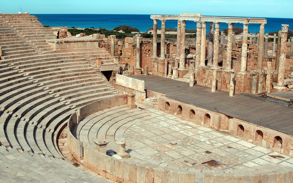 Teatro. Leptis Magna 12