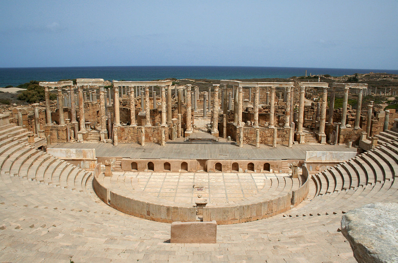 Teatro. Leptis Magna 3