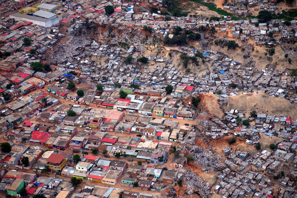 Aerial View of Luanda Favelas. Luanda 75