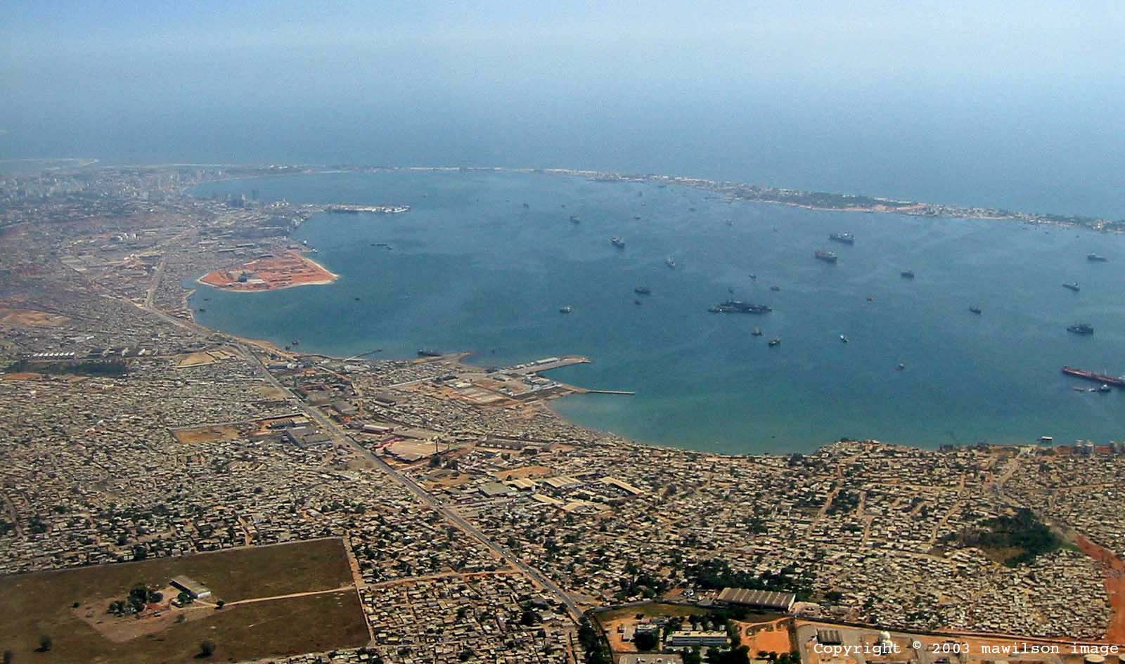 Aerial View Baía de Luanda 94