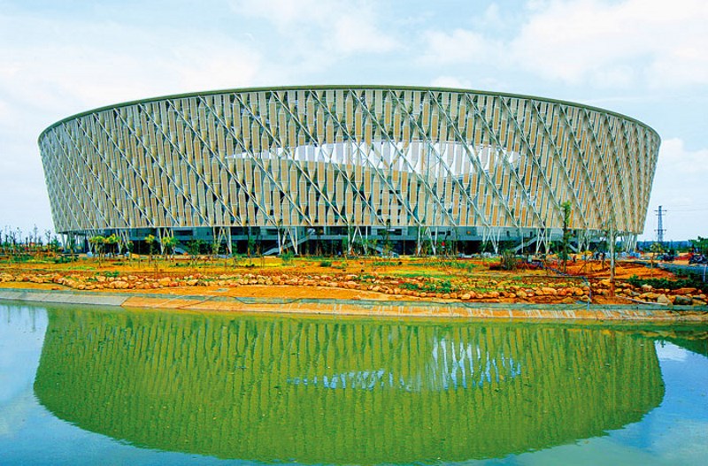 Center stadium. Хойчжоу центр. Huizhou.