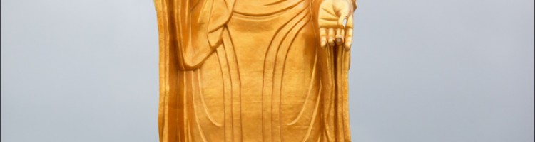 Golden Buddha in Ulan Bator